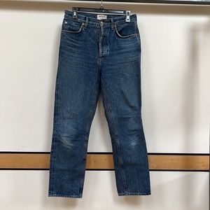 GUC- Agolde Riley high rise straight jean-26